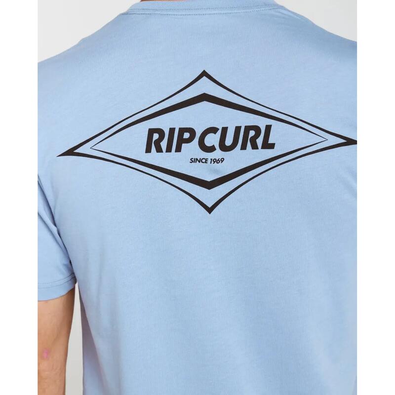 Rip Curl Streamline Diamond TEE - Faded Denim