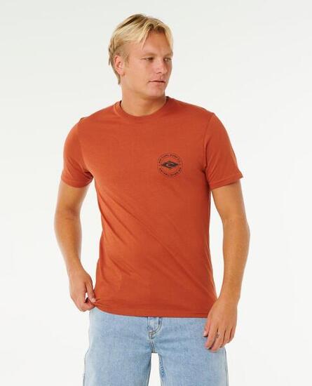 T-shirt Heren à manches courtes Staple - Baked Clay