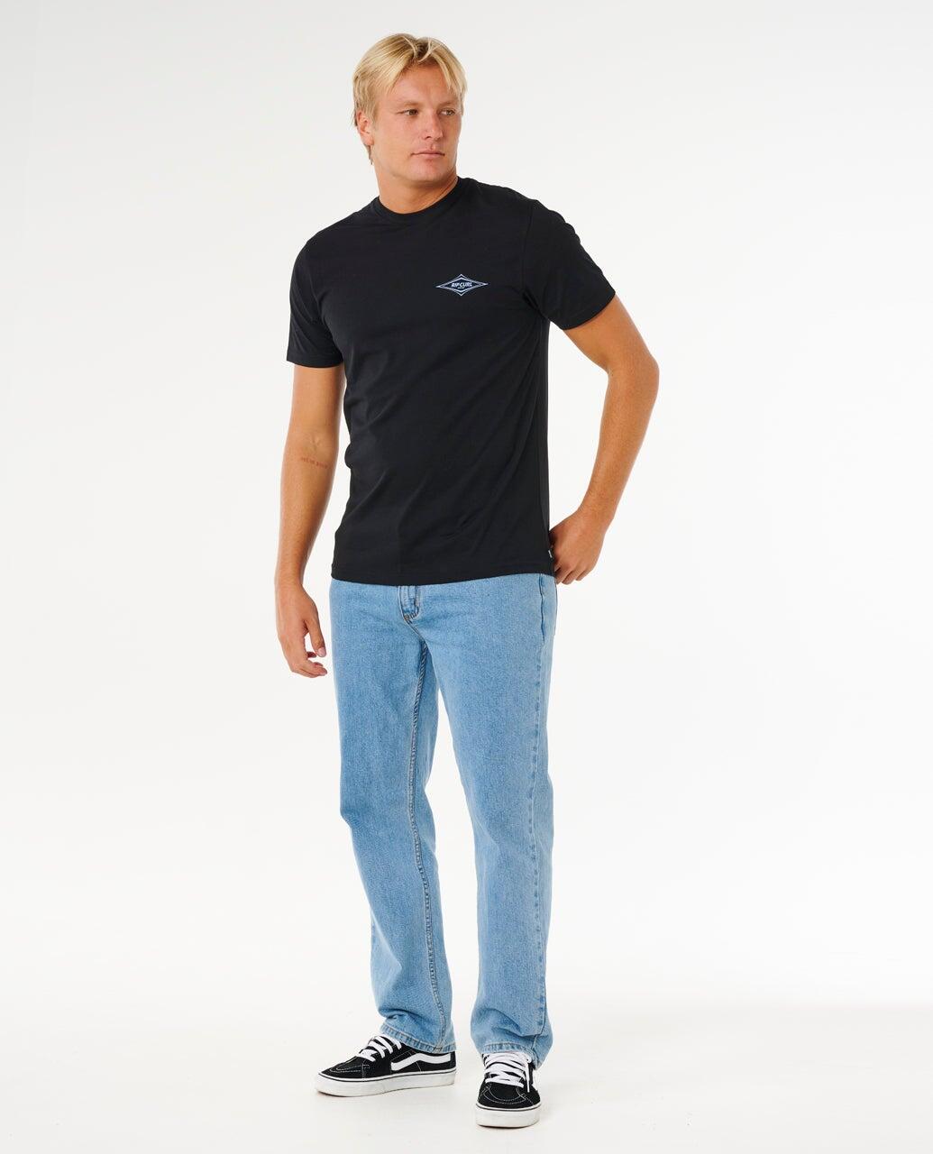 T-shirt Homem Streamline Diamond Standard Tee - Black 4/7