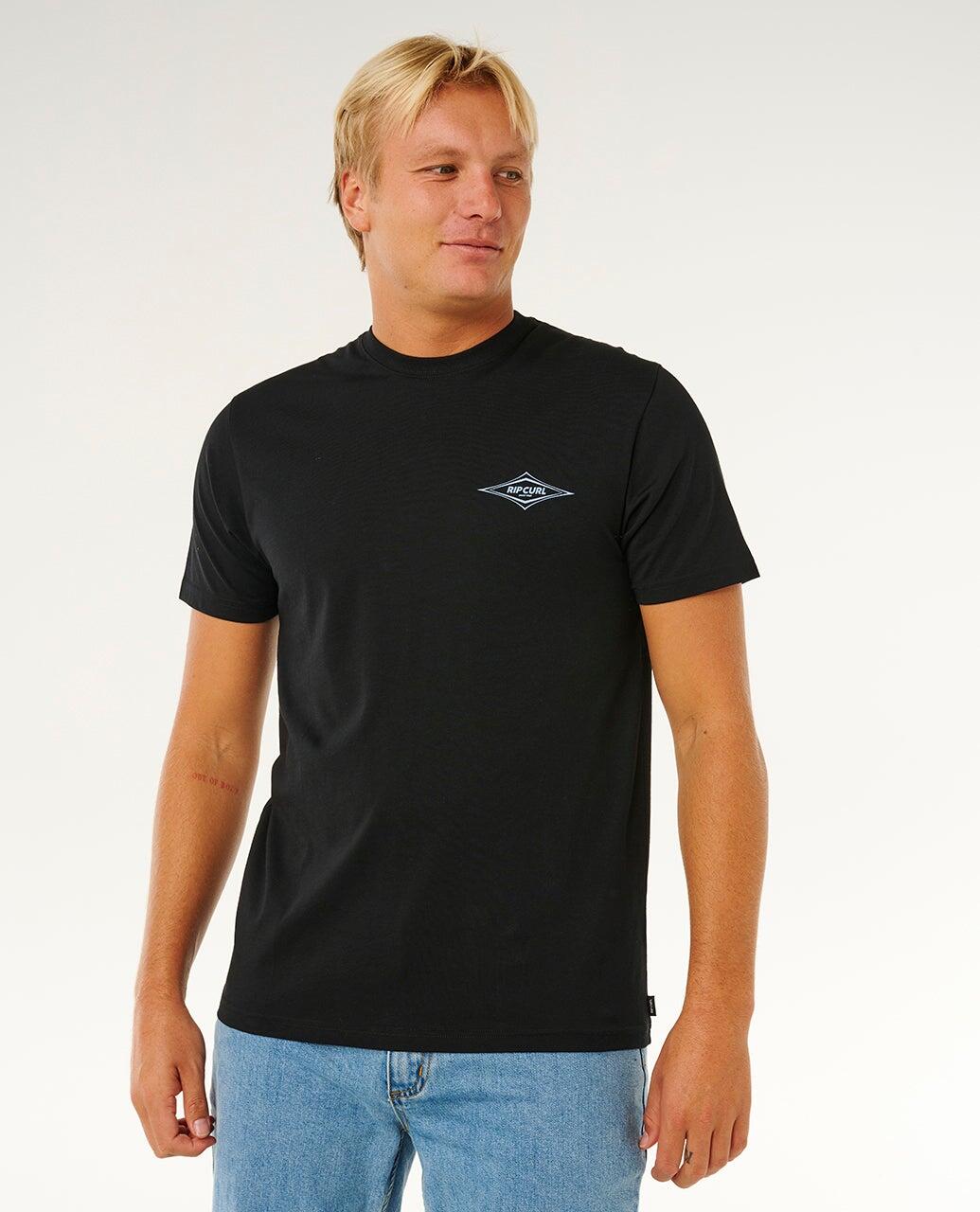 T-shirt Homem Streamline Diamond Standard Tee - Black 6/7