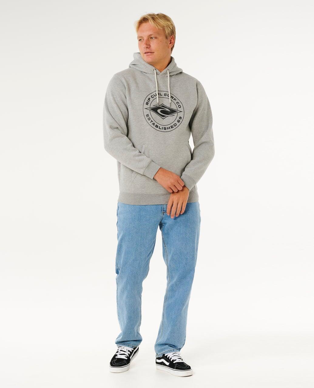 Sweat Homme Stapler à capuche - Grey Marle 4/6