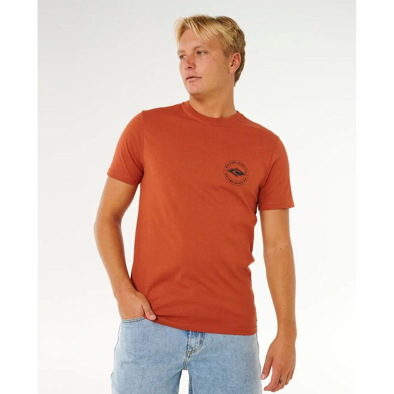 Rip Curl Staple TEE - Baked Clay