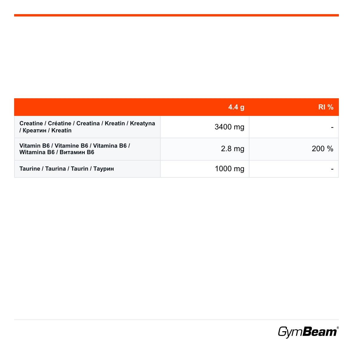 Kreatyna GymBeam Performance 400 g 2/2