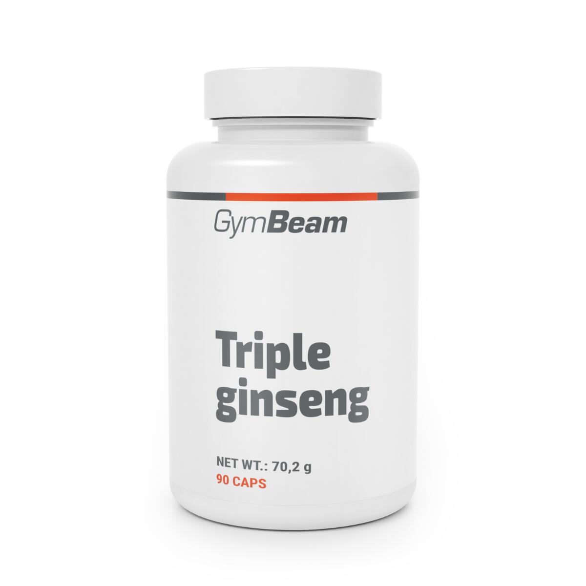 GYMBEAM Rostlinný komplex Triple ženšen kapsle