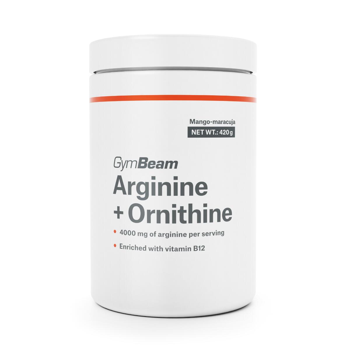 GYMBEAM Aminokyseliny Arginin + Ornitin prášek 420 g