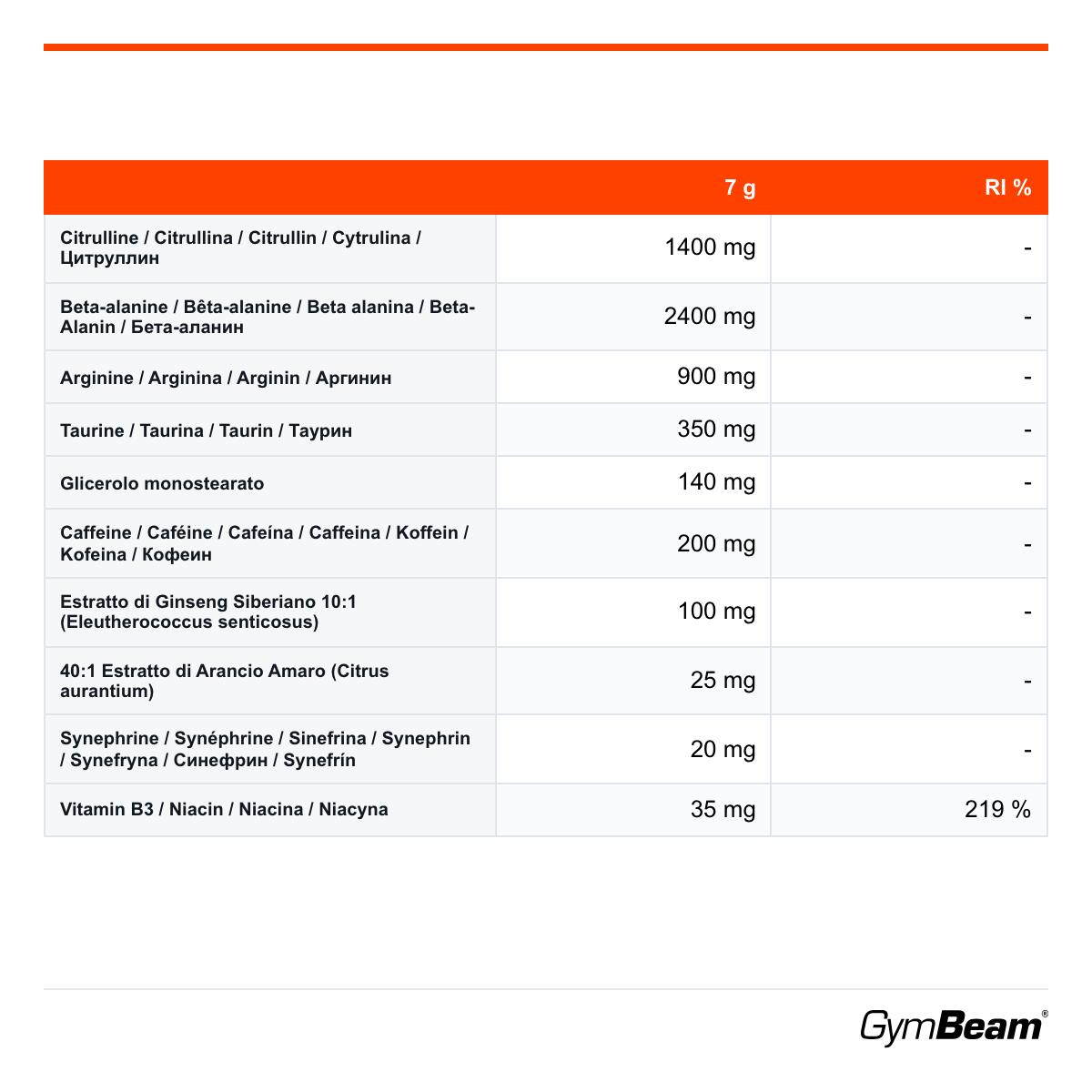 Pre-workout in Polvere 210g 2/2