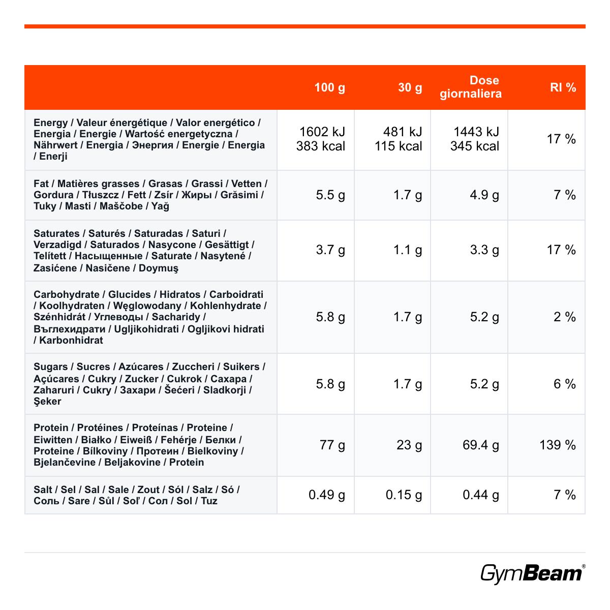 Whey concentrata in polvere neutro True Whey 2/2