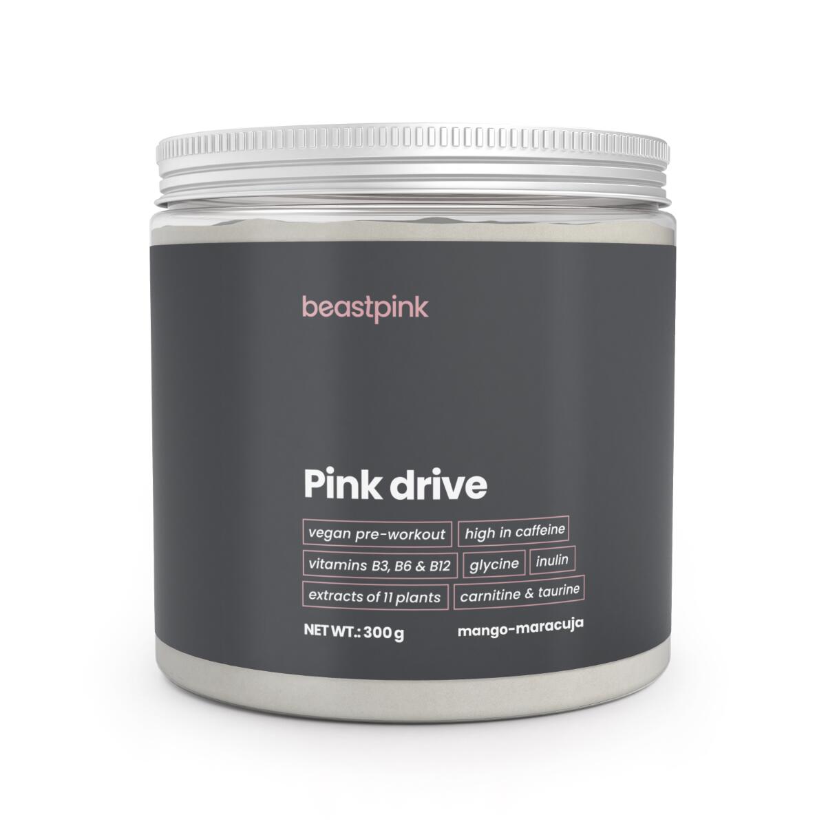 GYMBEAM Pre-workout Pink Drive prášek 300 g
