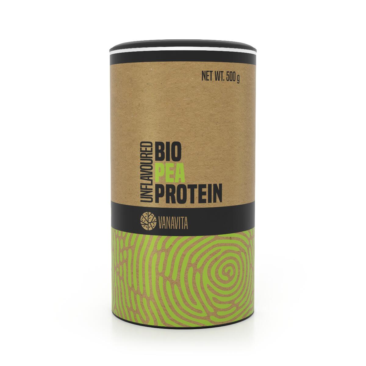 GYMBEAM Hrachový protein prášek BIO veganský 500 g