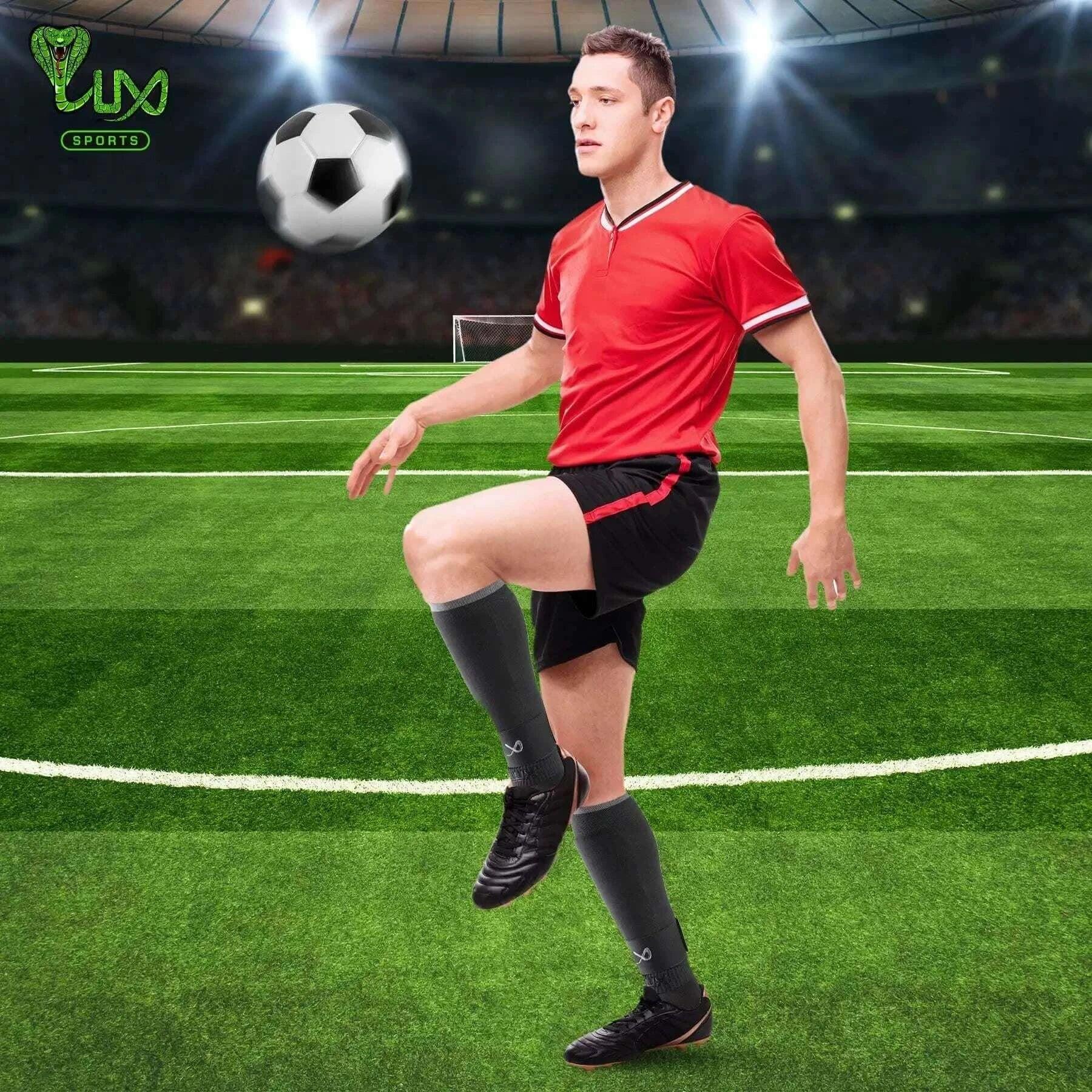 Manches de football - Noires - LUX - Noir / Petit 2/6