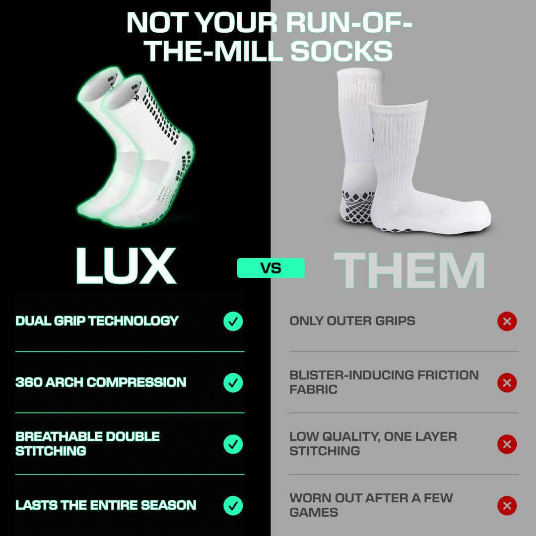 Grip Socks Football – Calf Socks Multipack White 6/8