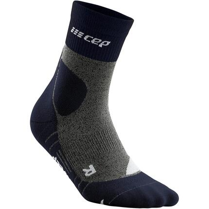 Chaussettes de compression mi-mollets de randonnée en mérinos CEP Compression