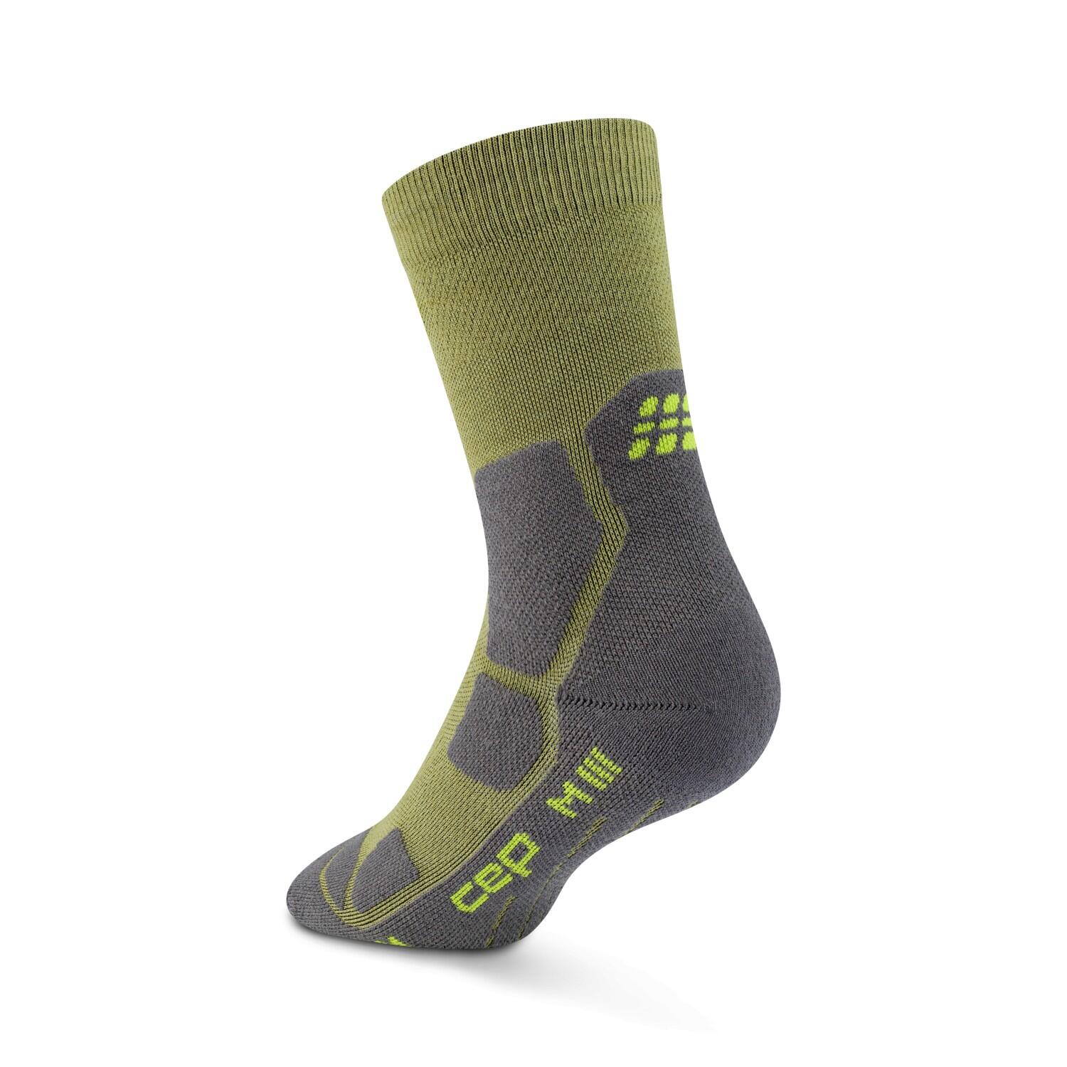 CEP Hiking Merino Mid-Cut Compressie - Olijfgroen - Heren(39/42) 4/5