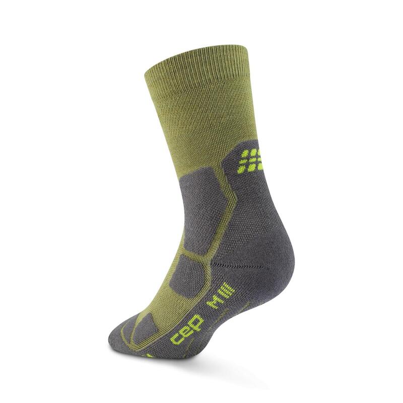 Sosete CEP Hiking Merino Mid-Cut Compressie