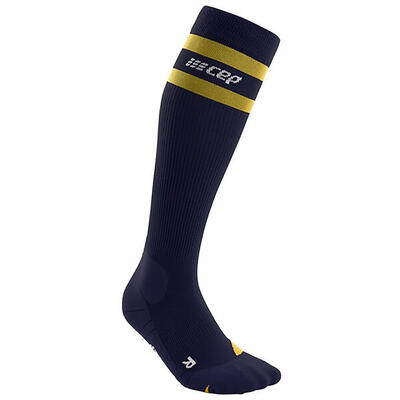 Cep hiking light merino tall compressie wandelsokken - zwart - dames