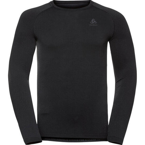 ODLO Performance Warm Bl Top Crew Neck maglia termica da uomo a maniche lunghe