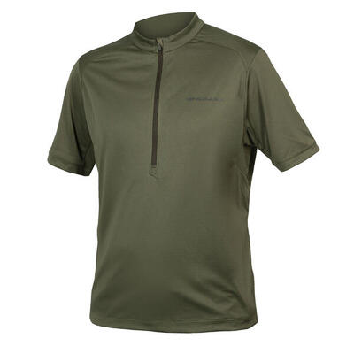 Herren shirt mit halbem reißverschluss