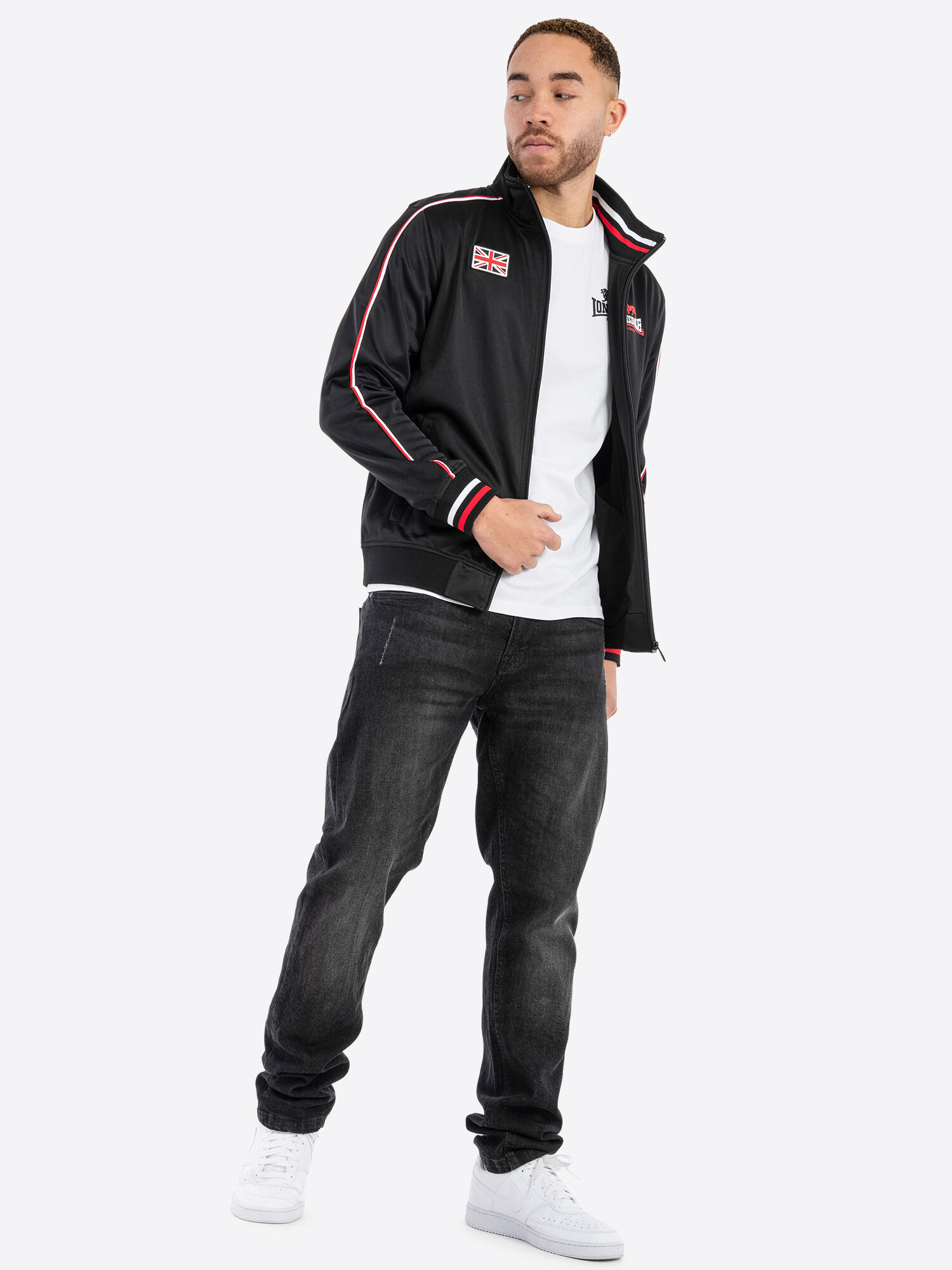 LONSDALE Heren trainingsjas regular fit SKELLBERRY 3/5