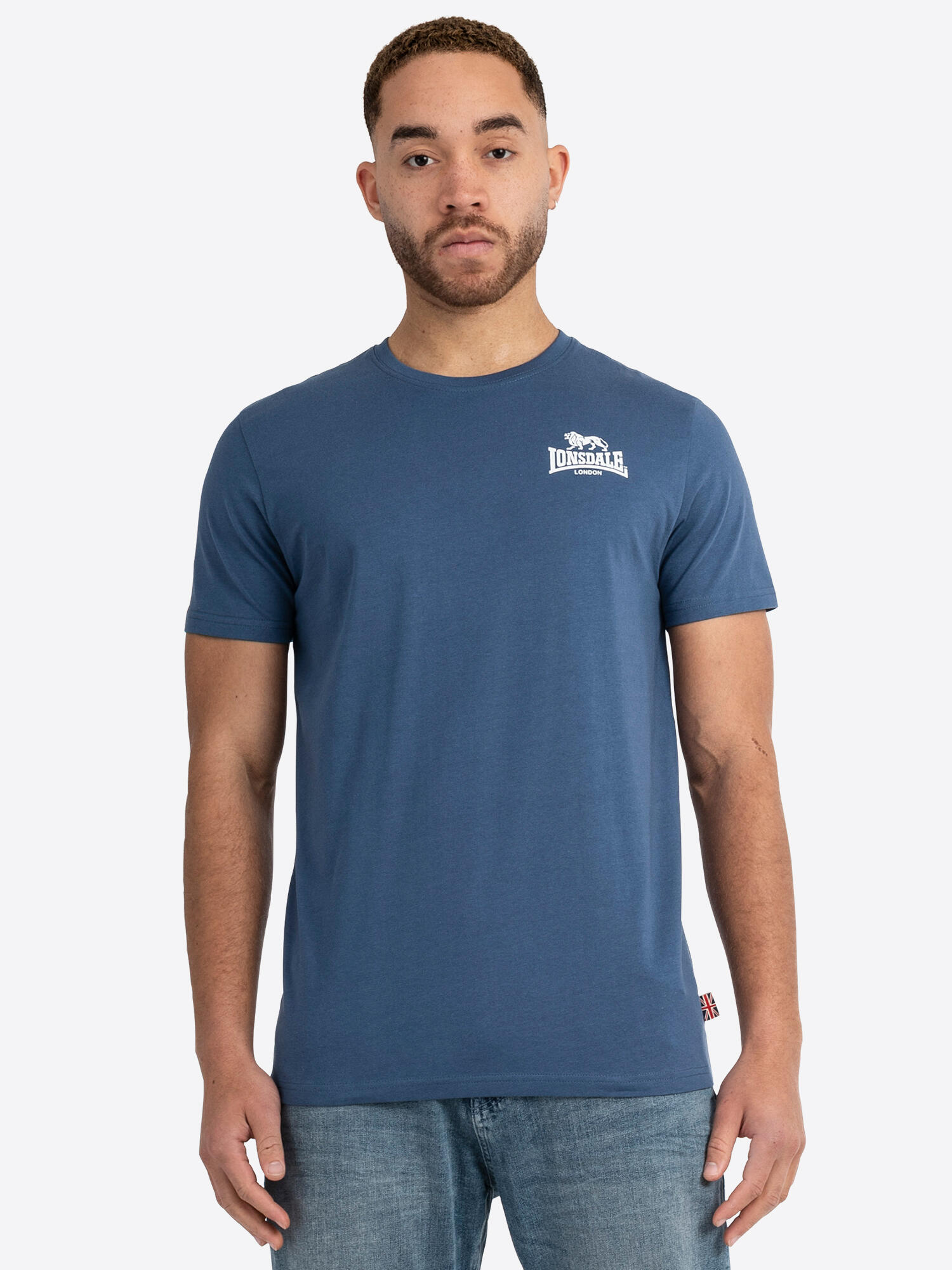 Camiseta para Hombre Lonsdale Whiteness Marino 4/5