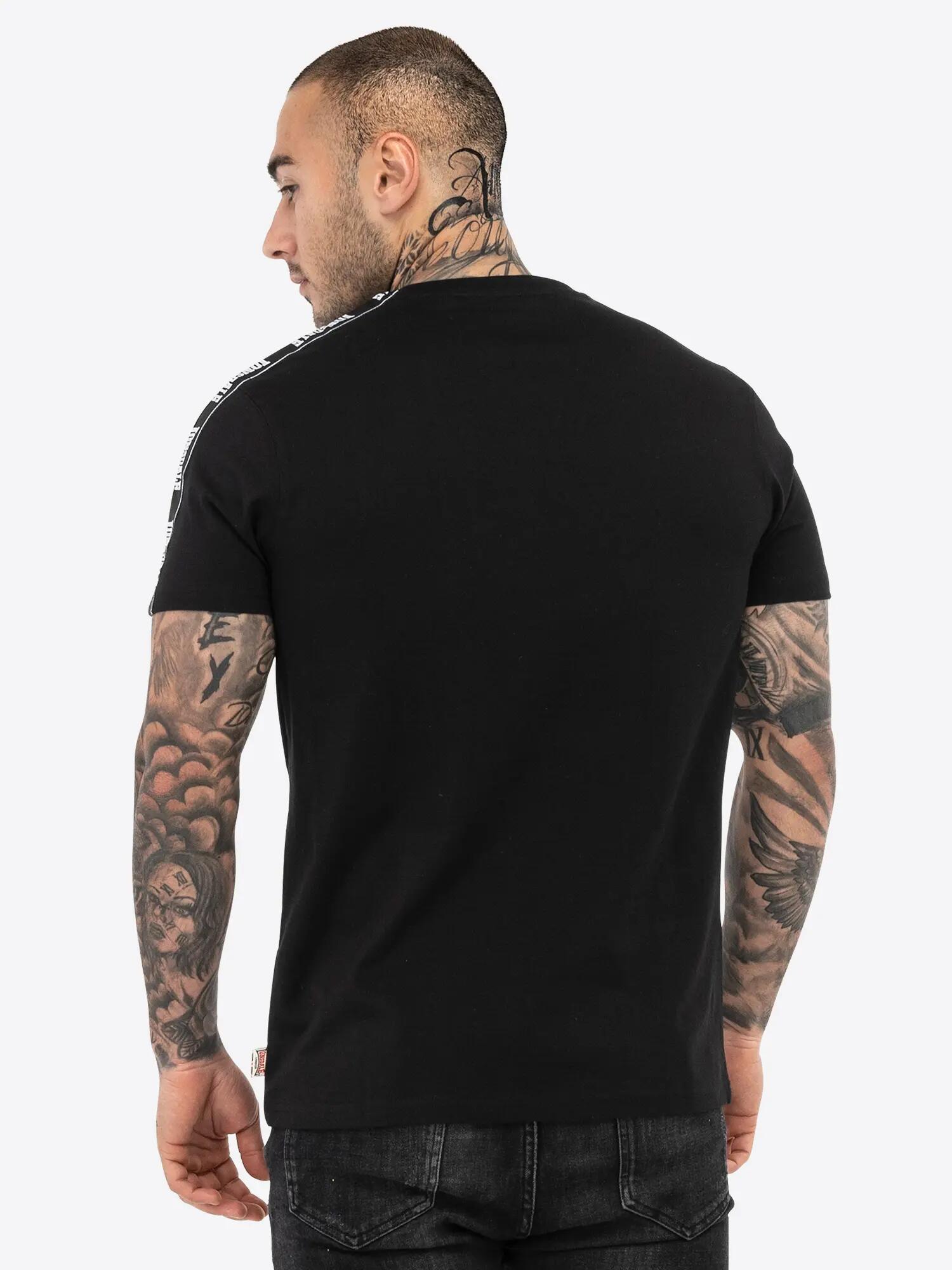 Camiseta para Hombre Lonsdale Brindister Negro 3/4