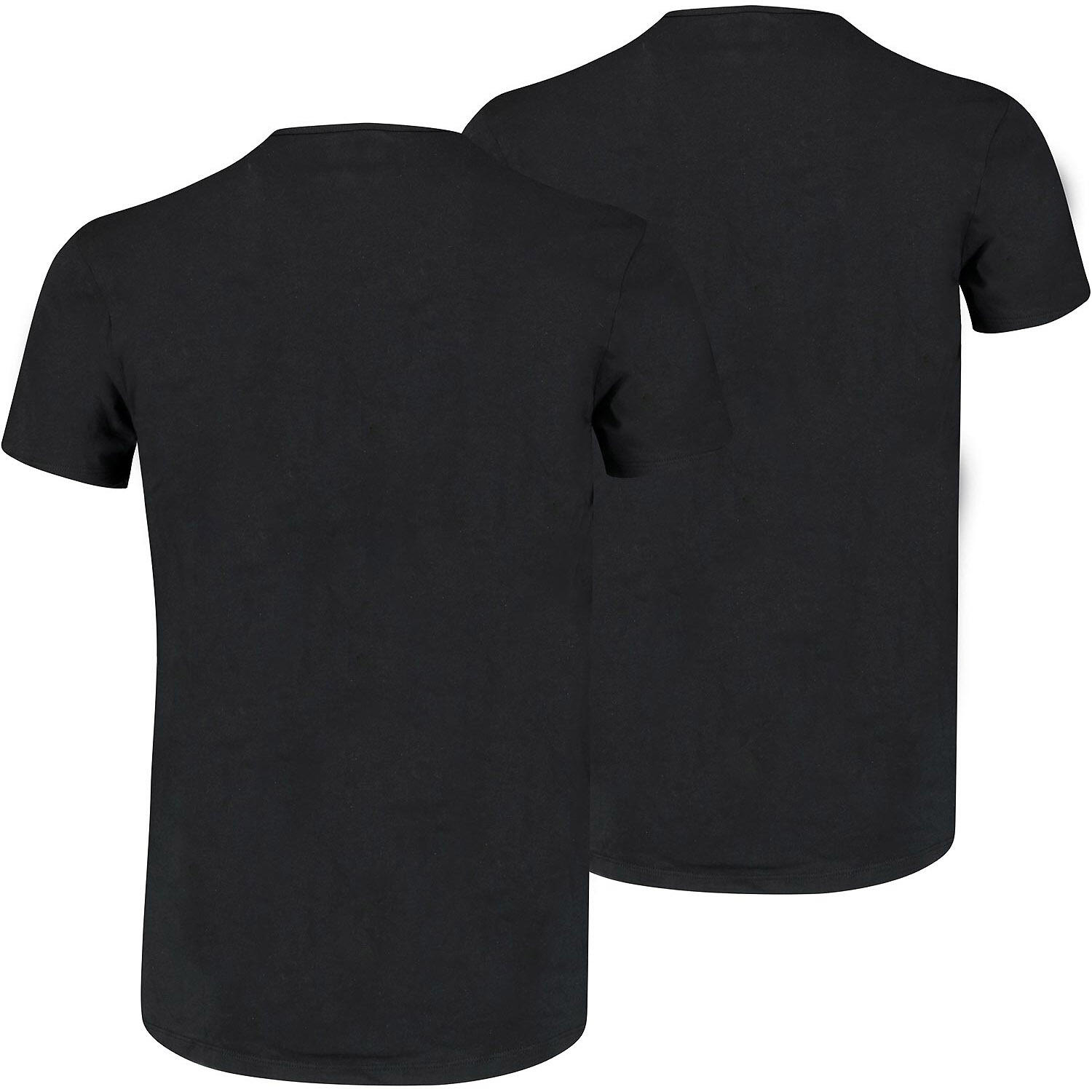 2 er Pack Puma Basic V Neck T-Shirt Men Herren Unterhemd V-Ausschnitt 2/5