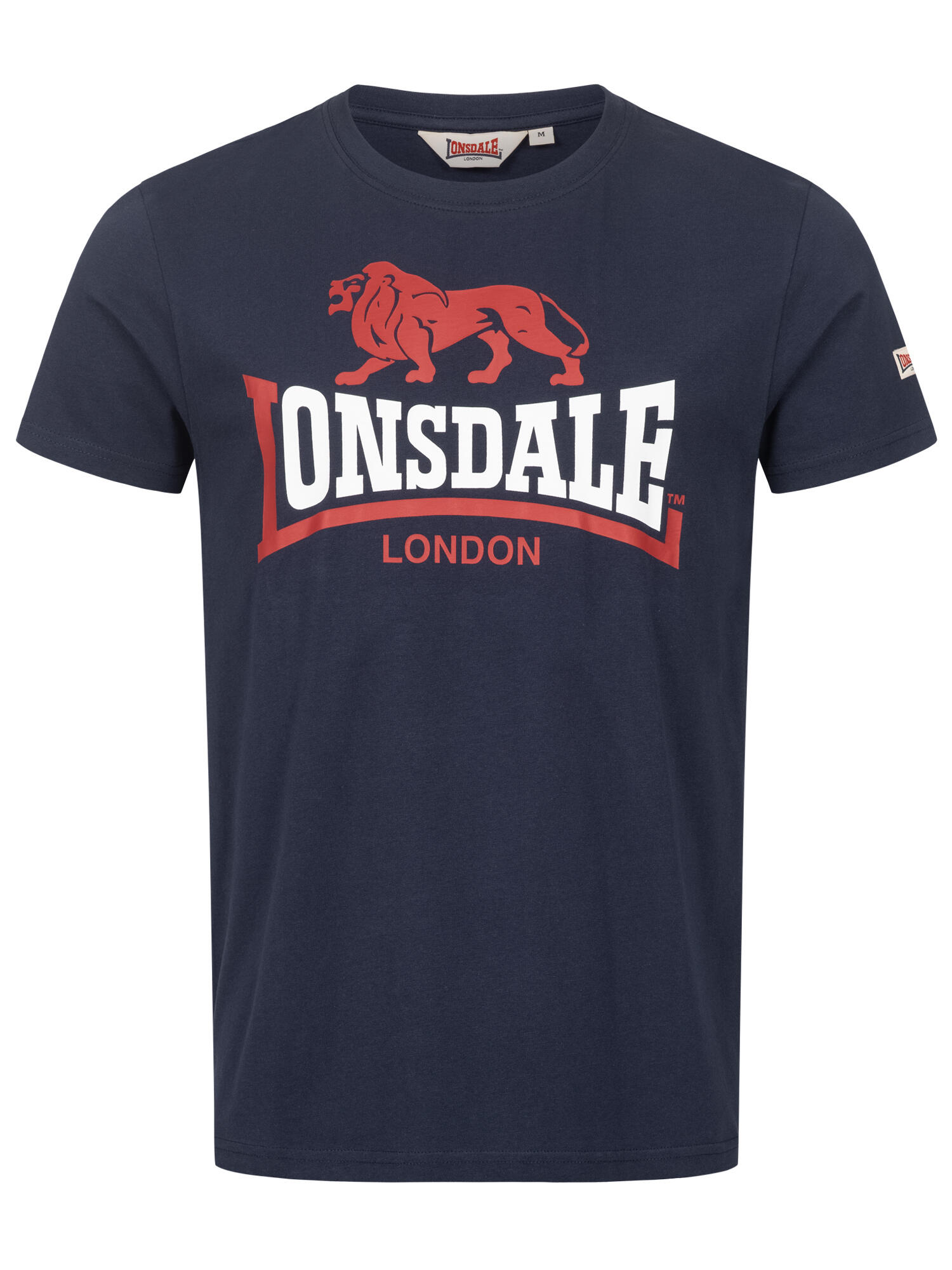 LONSDALE Heren-T-shirt normale pasvorm LEEUW TWEE TOON 2/5