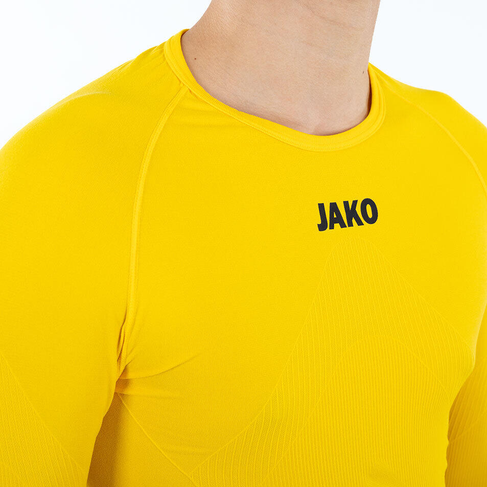 Jako Lightweight Maillot Manches Longues Hommes - Jaune 4/4