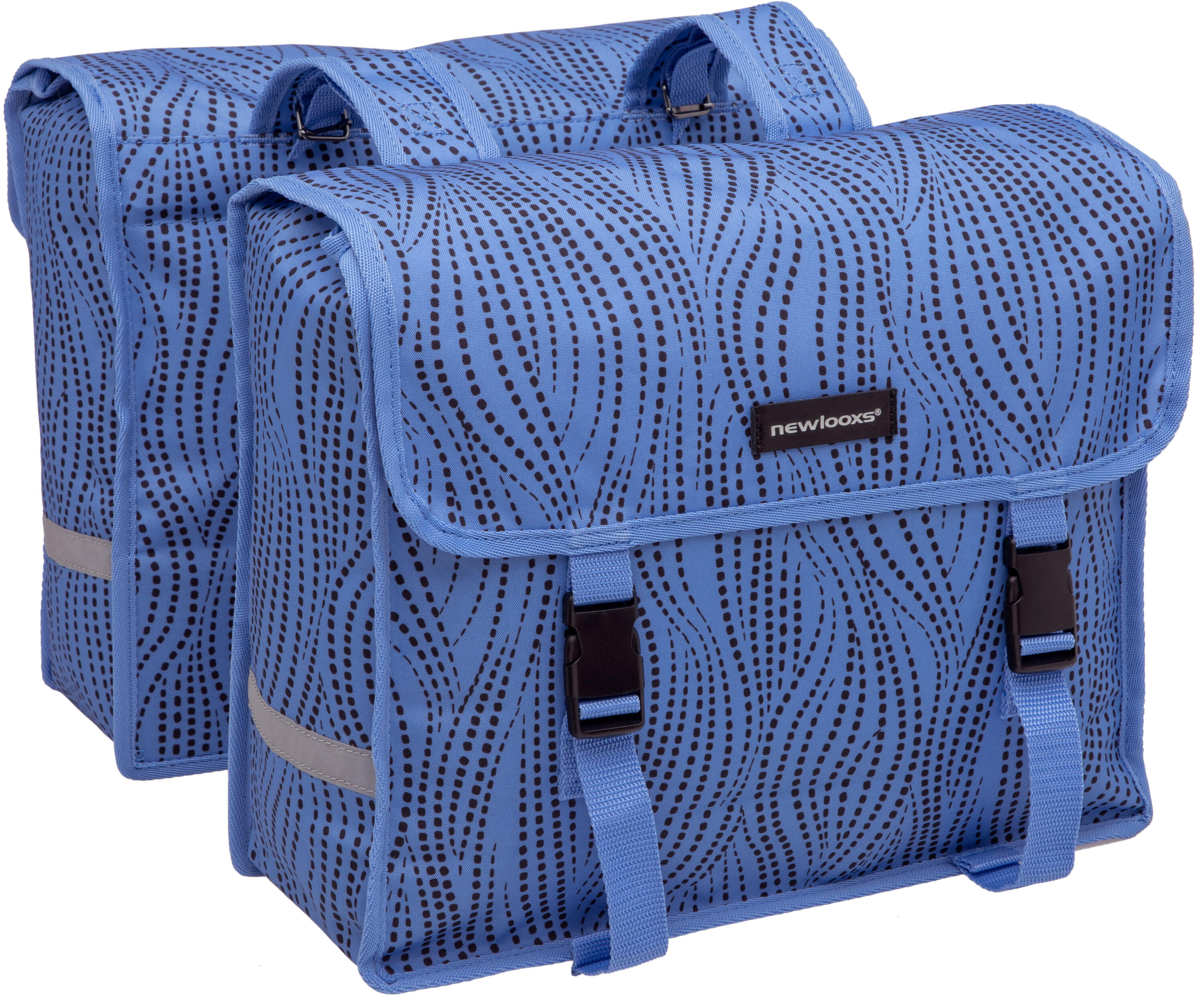 Borsa doppia Fiori Double Alma, Blu 2/7