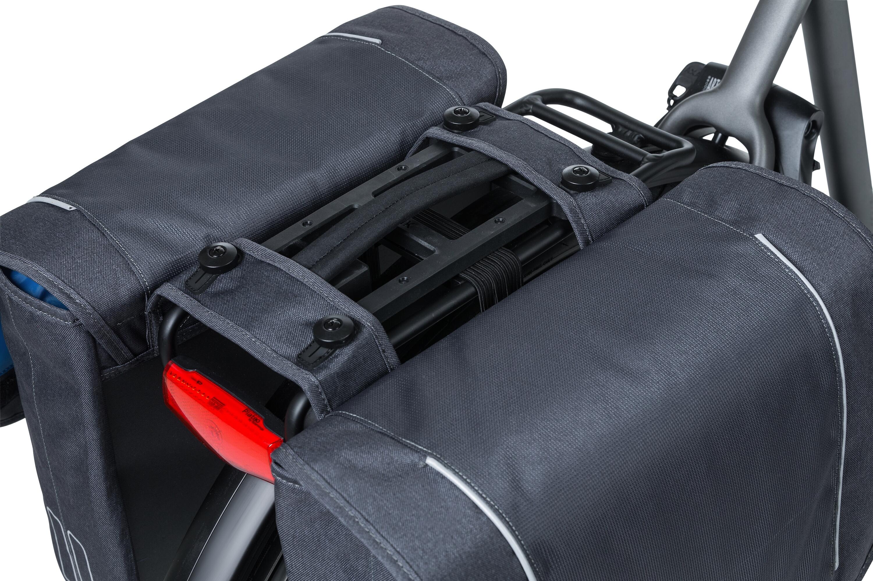 Basil Doppelpacktasche Sport Design MIK graphite, 35x14,5x43cm, 32ltr 3/7