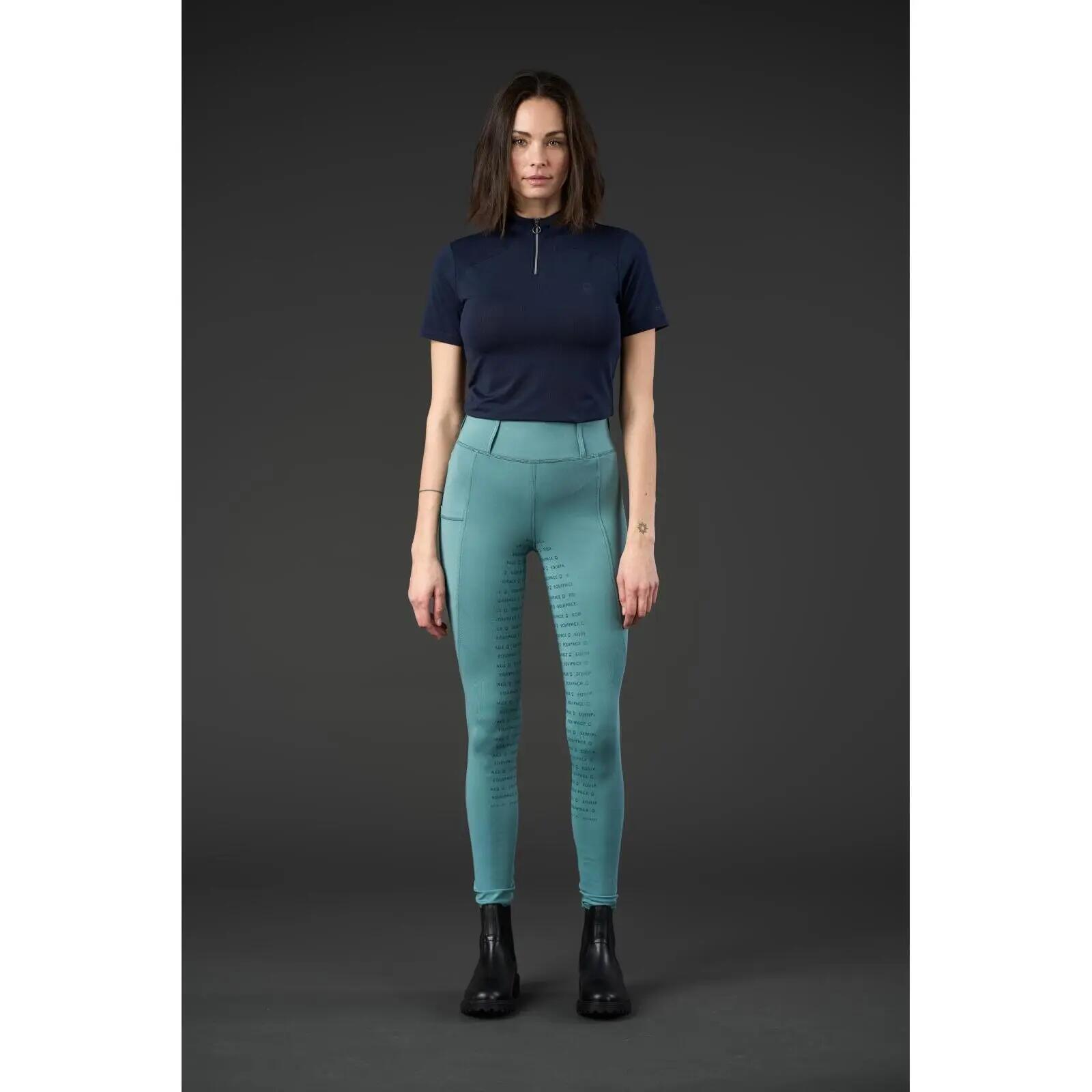 Legging de equitación full grip mujer Equipage Kendra 3/5