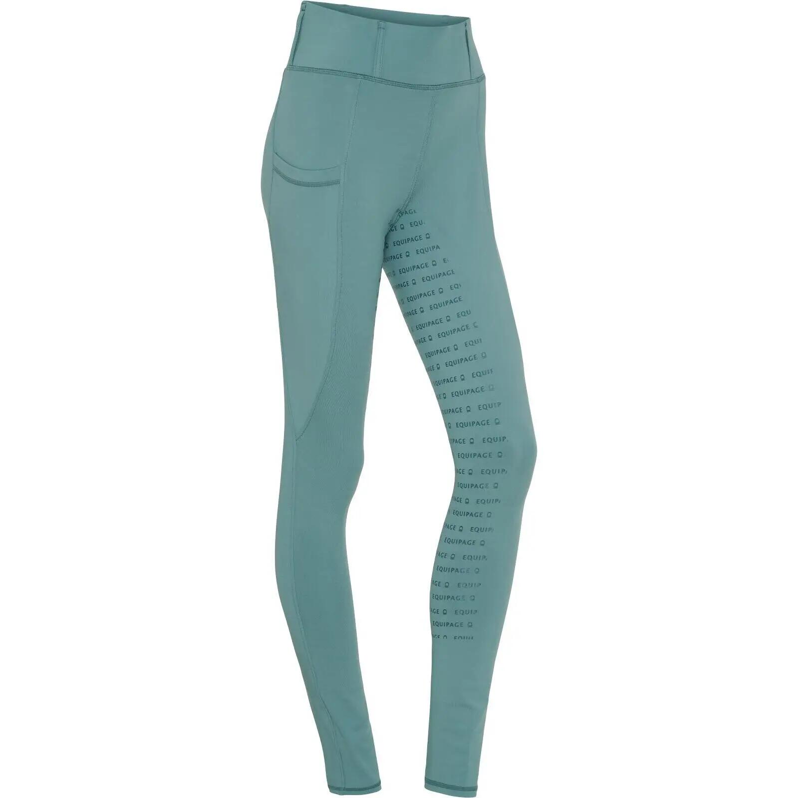 Legging de equitación full grip mujer Equipage Kendra 1/5