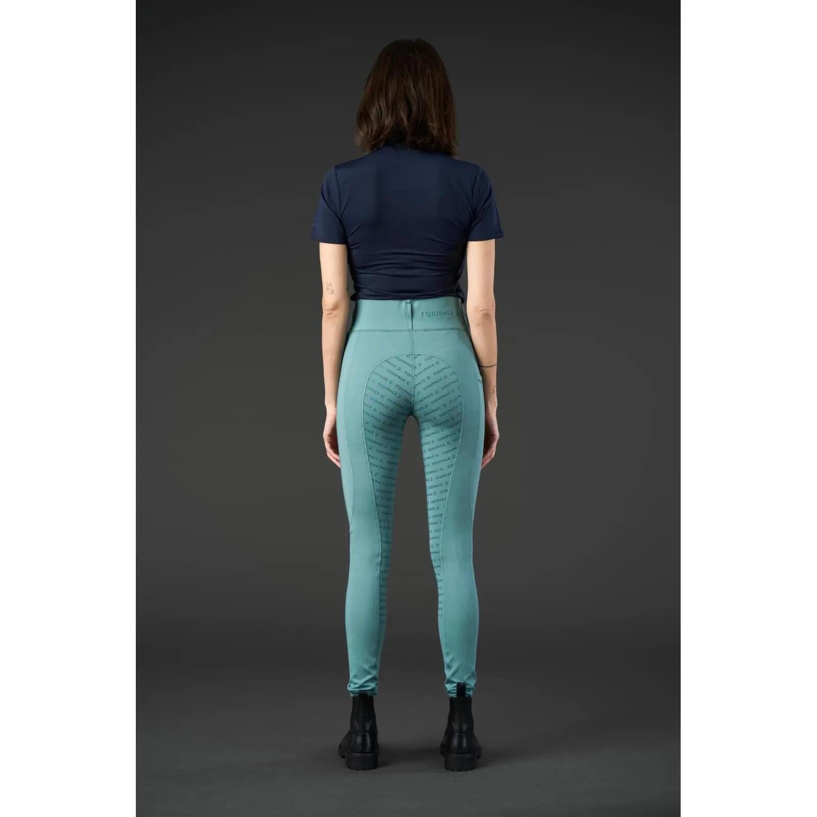 Legging de equitación full grip mujer Equipage Kendra 4/5