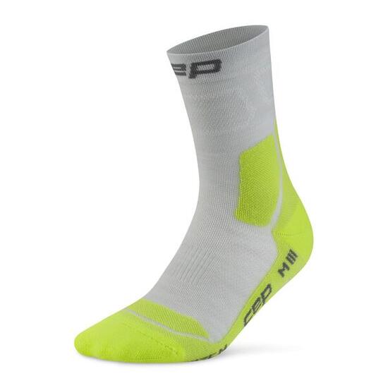 CEP Hiking Light Merino Mid-Cut Compressie - Neongeel - Dames (37/40)