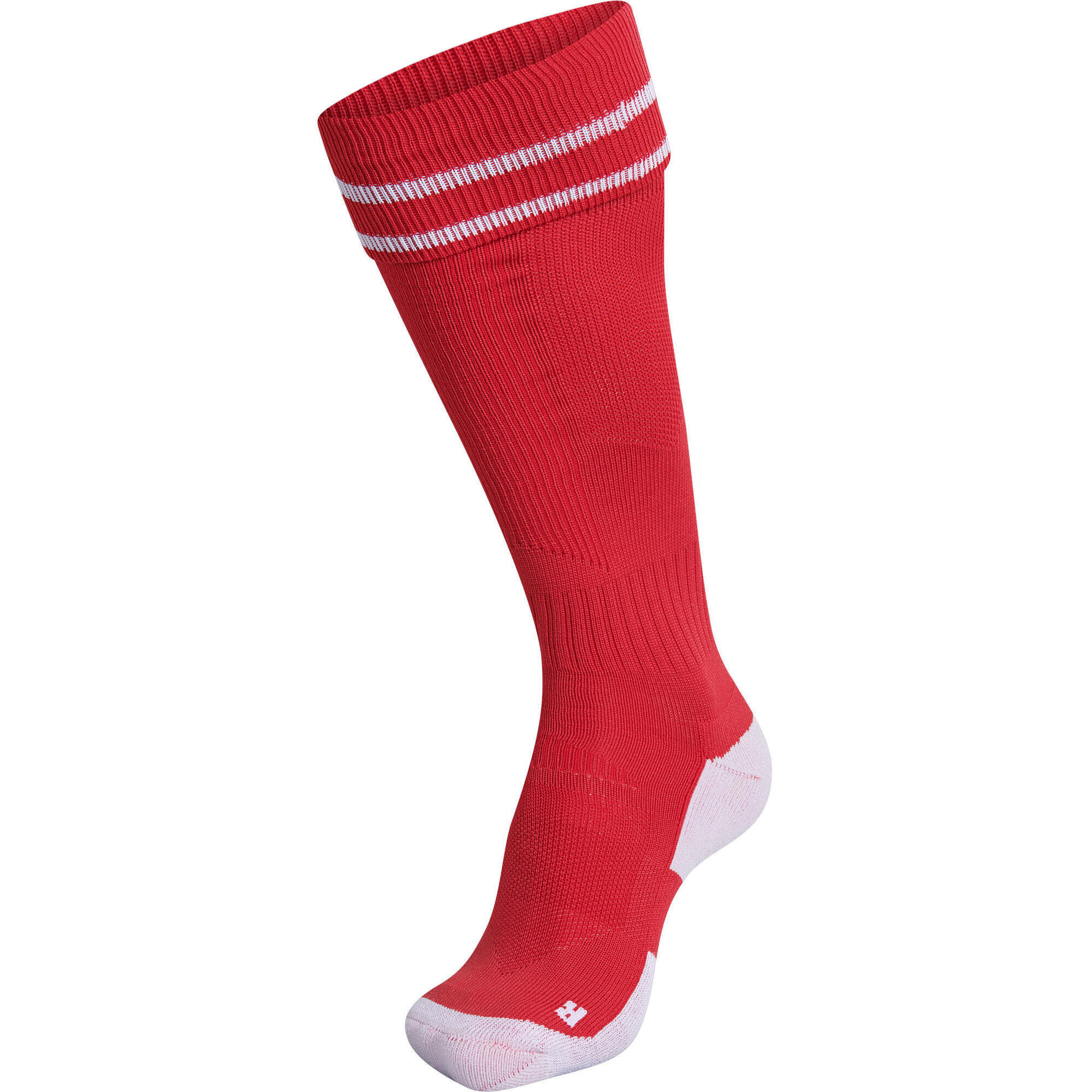 Hummel - Enfiler Fußball Socken Element Football Adulte Hummel - Chaussettes - Blanc|rose|rouge - 46/48 - Decathlon