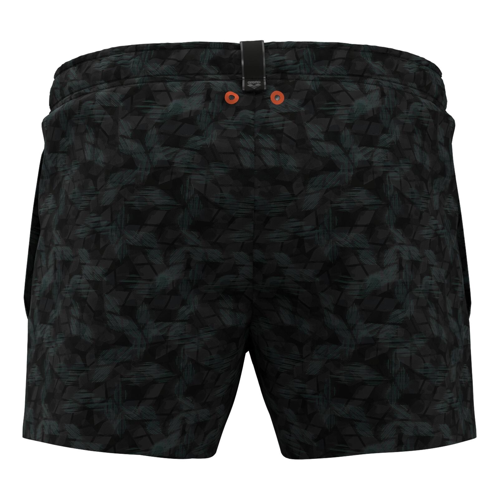Badehose schnelltrocknend chlorbeständig Herren - Evo Beach X-Short Allover 2/7
