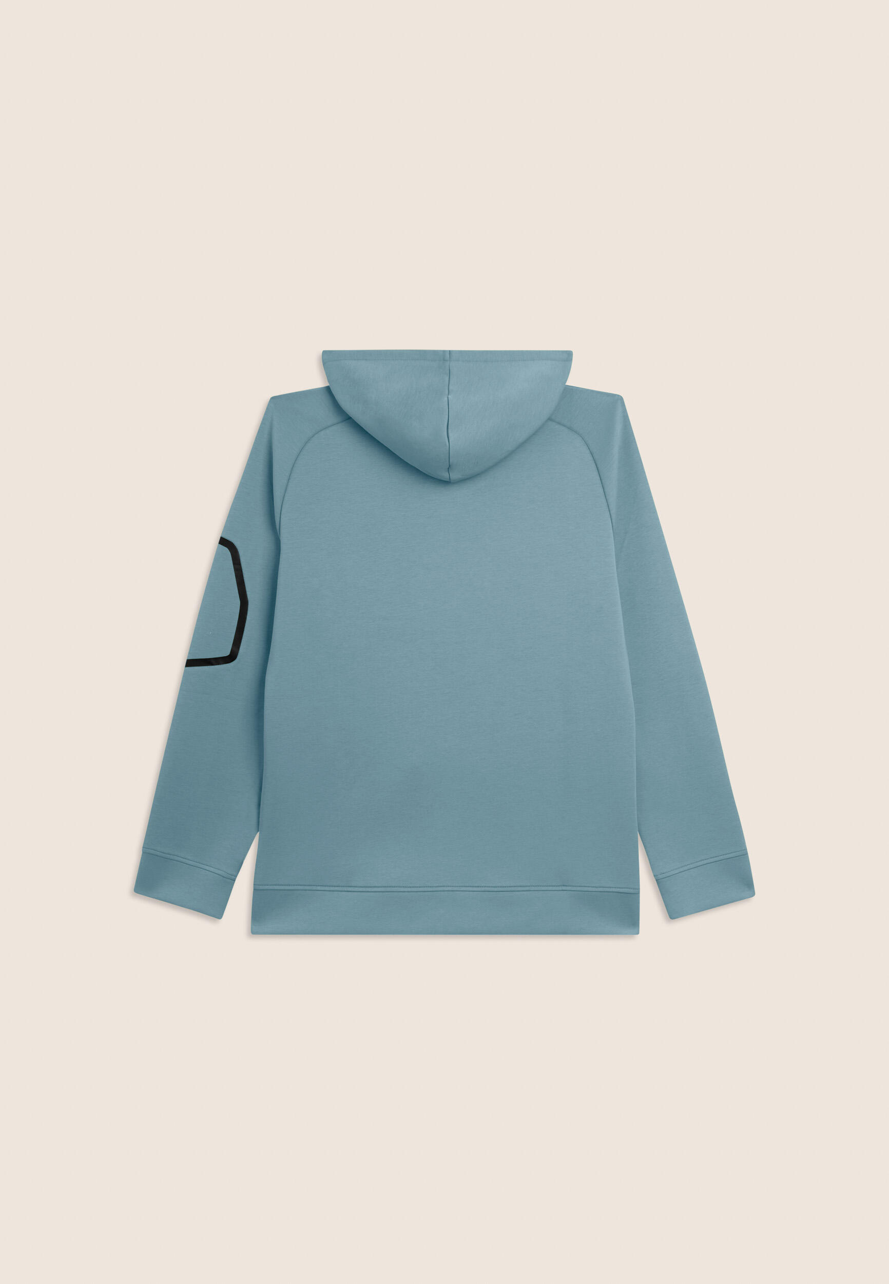 Sweat-shirt à capuche à fermeture éclair intégrale en tissu technique 2/3