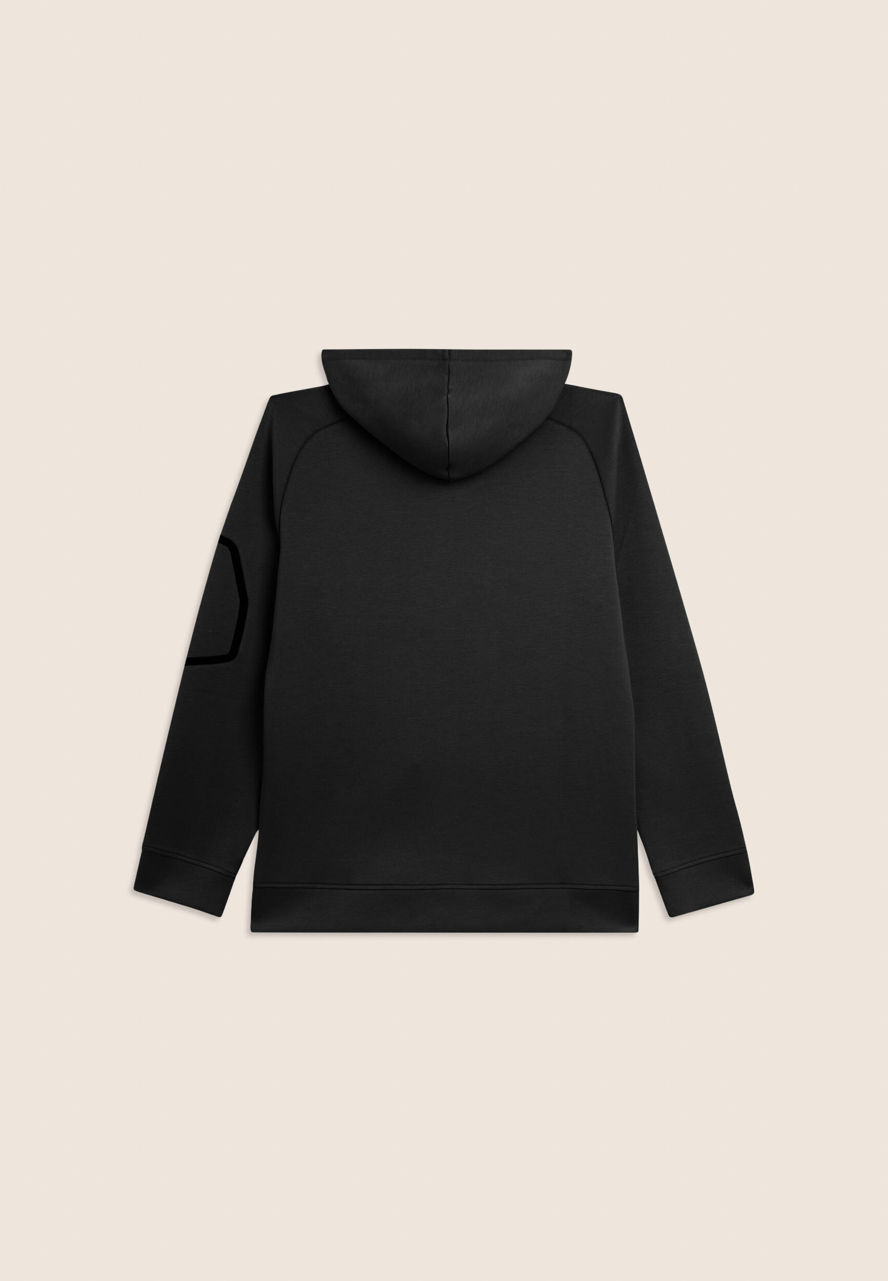 Sweat-shirt à capuche à fermeture éclair intégrale en tissu technique 2/3