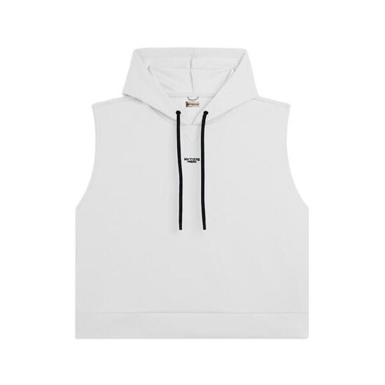 Sweat-shirt à capuche sans manches en tissu technique