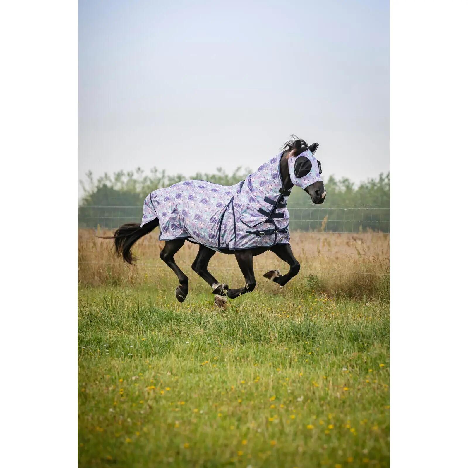 Manta antimoscas para caballos HorseGuard Unicorn 4/4