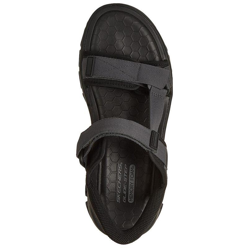 Sandale barbati Skechers Glide Step Sandal-dovah, Negru
