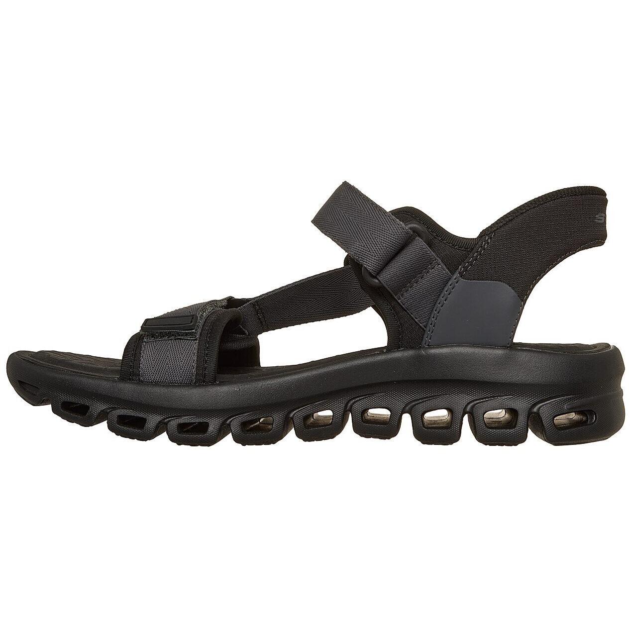 Sandalen Skechers Glide Step Sandal-dovah, Zwart, Mannen 5/5