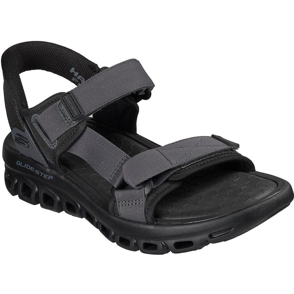 Sandals Skechers Glide Step Sandal-dovah, Black, Men