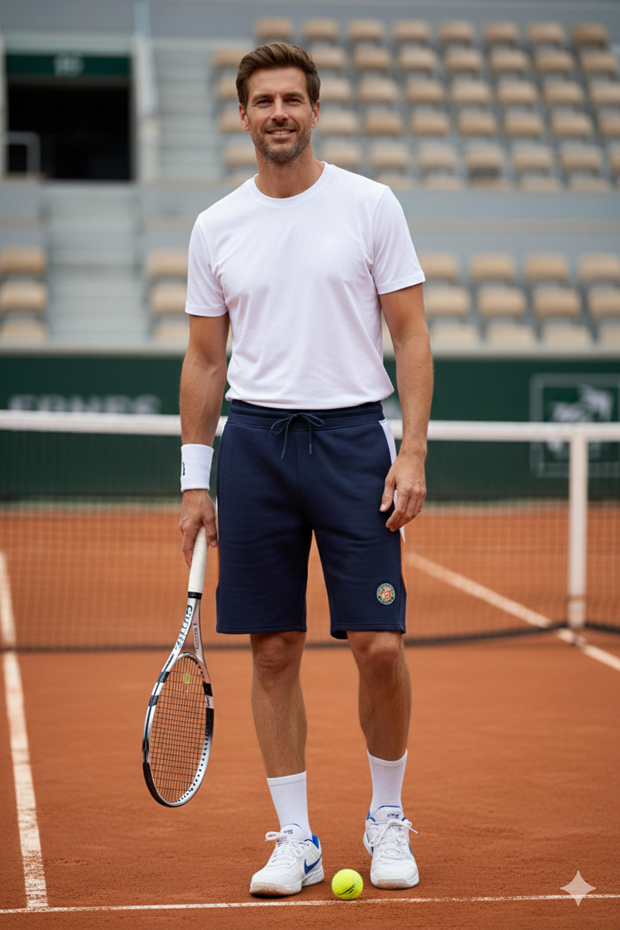 Short molleton Roland Garros - Collection officielle - Taille Homme - Tennis 5/5