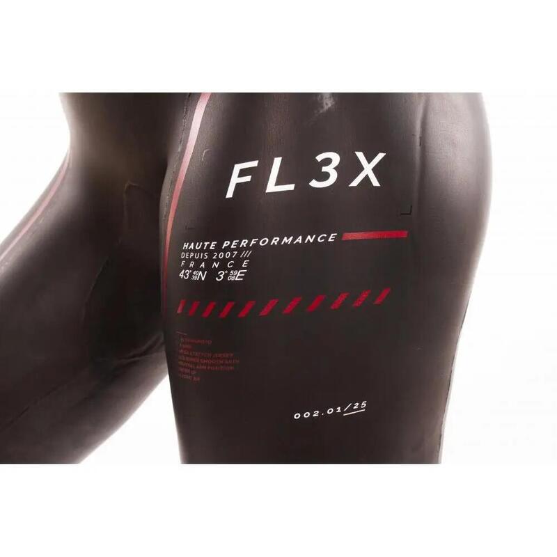 Z3R0D - costum neopren femei Flex wetsuit - black red