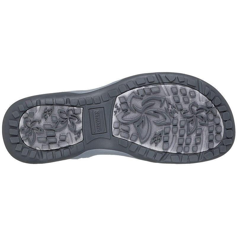 Sandale femei Skechers Reggae Slim - Sunnyside 2.0, Albastru
