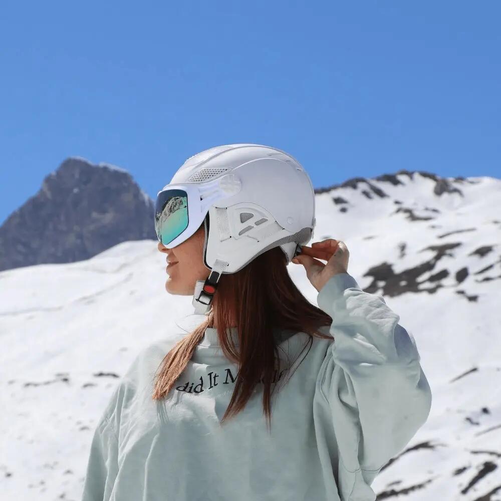 HELM VISIER LOUNA II TEMPO WHITE. 3/5