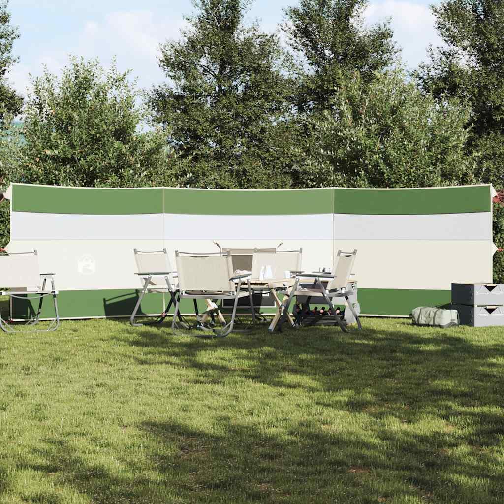 VidaXL waterproof camping windbreak 508 x 130 cm green