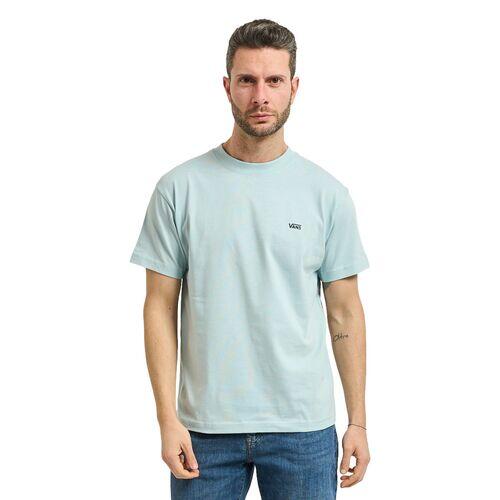 Camiseta Azul Vans Left Chest Dawn Mist Básica de Corte Regular 4/4
