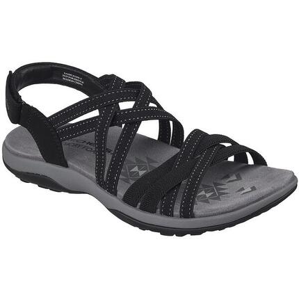 Sandalen Skechers Reggae Slim - Summer Getaway, Schwarz, Damen