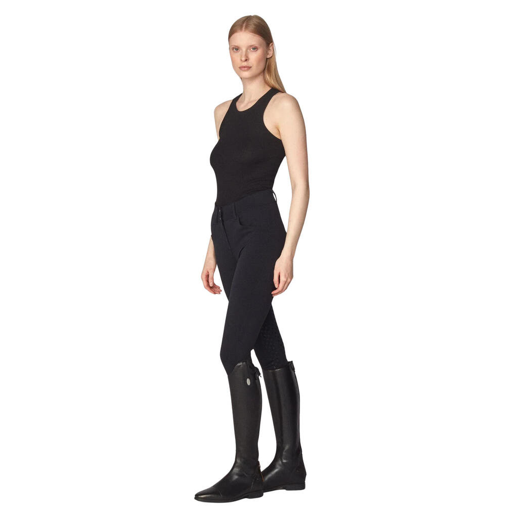 Lightweight mid grip riding trousers for women Yagya Performance